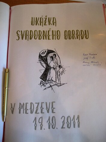 Ukážka svadobného obradu členov ZPOZ mesta Medzev